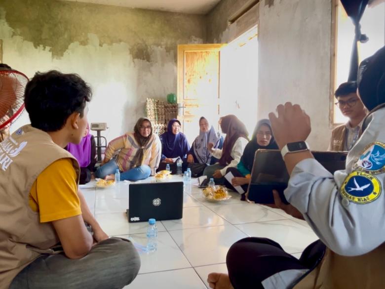Dokumentasi edukasi pemilihan dan penyimpanan telur yang aman bagi keluarga | Foto: Dokumentasi Pribadi