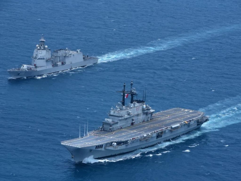 Kapal Garibaldi, Kapal Baru TNI AL yang Dikawal Ketat KRI Brawijaya-320 dan KRI Prabu Siliwangi-321 | TNI Angkatan Laut