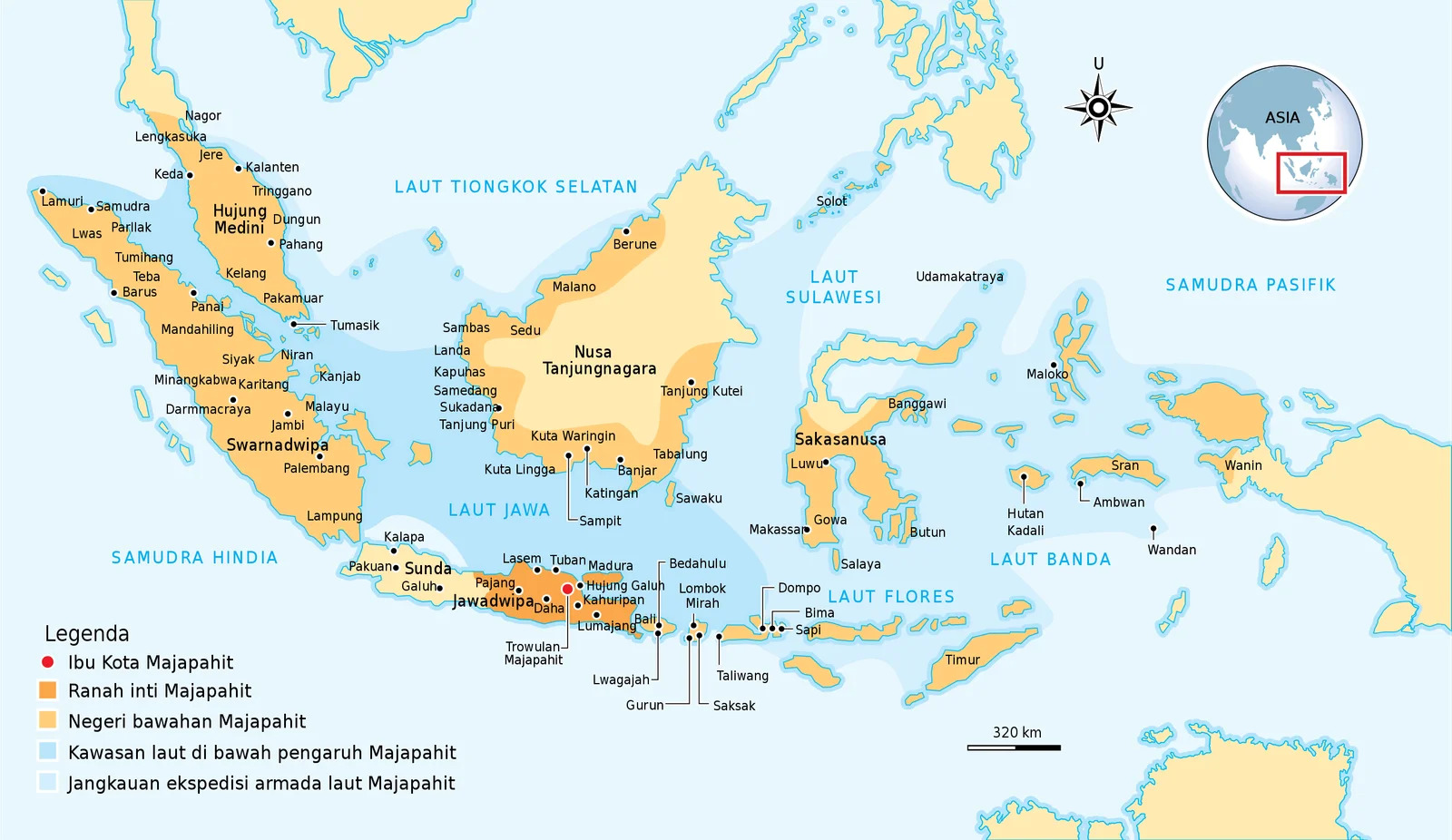 Nusantara Daerah Mana Saja? Ini Arti dan Sejarahnya!