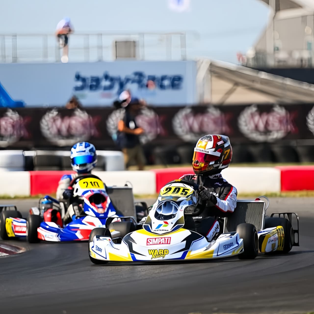 Qarrar Firhand menjuarai WSK Euro Series kategori OK, Eropa | Foto: Instagram @qarrar_firhand