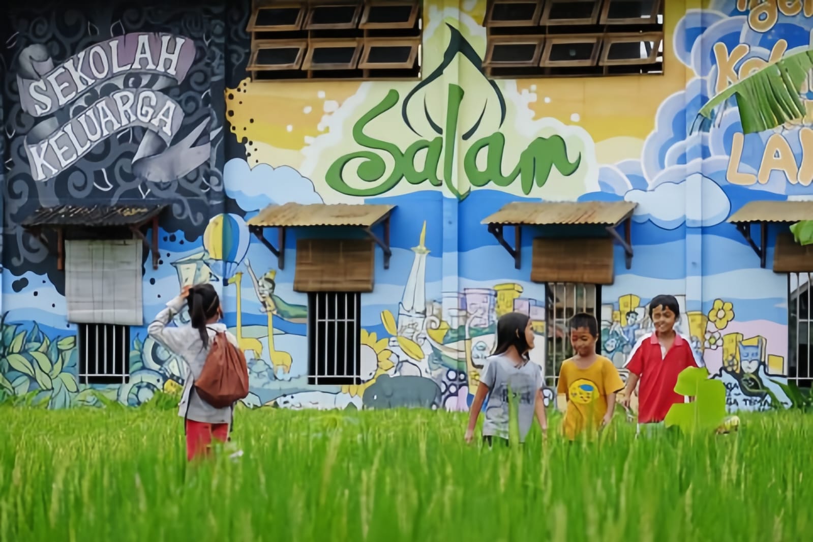 Suasana di SALAM (Sanggar Anak Alam) Yogyakarta | Foto: Web Sanggar Anak Alam