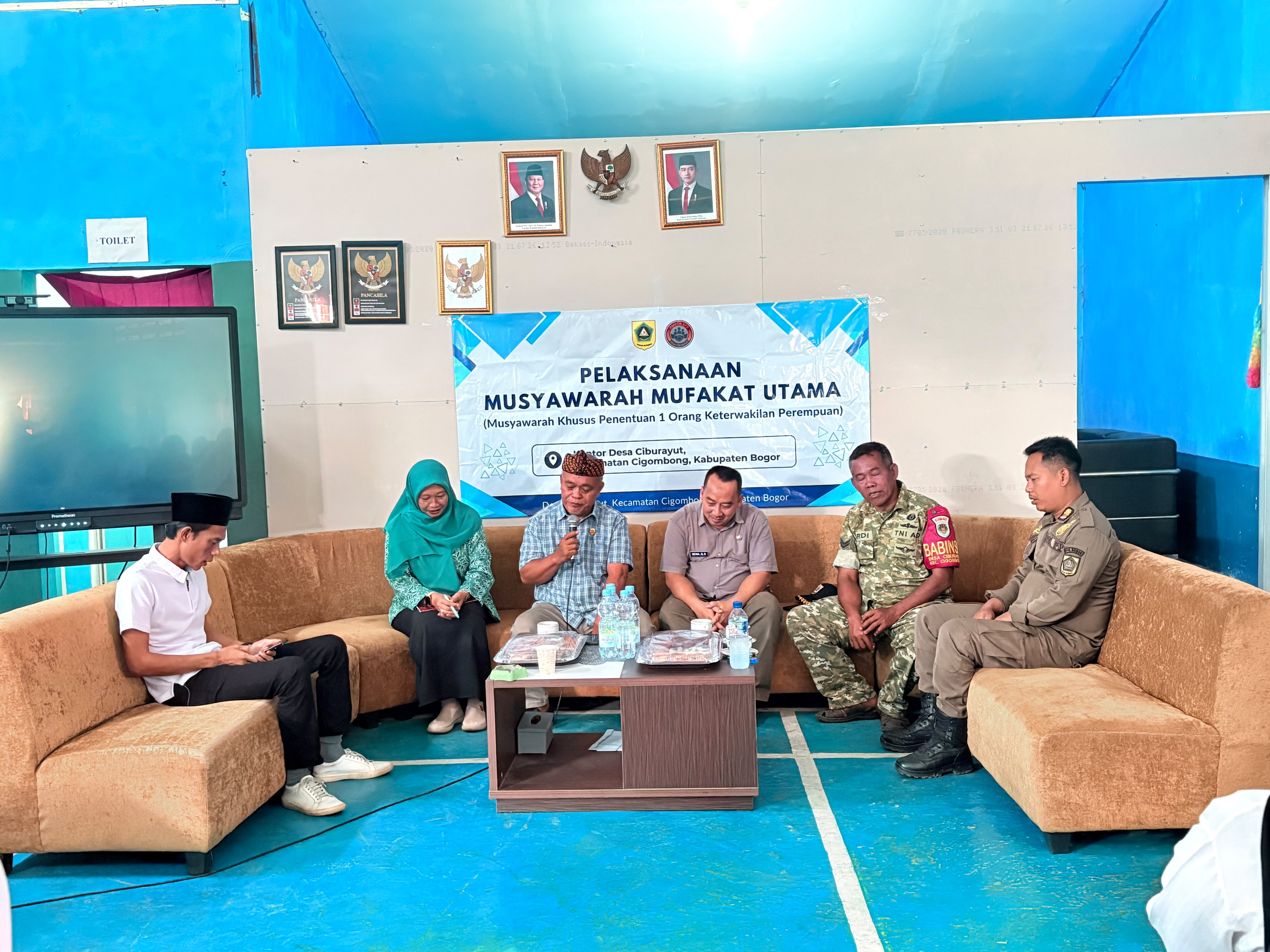 Sambutan Kepala Desa Ciburayut | Sumber : Dok. Pribadi Alhuda