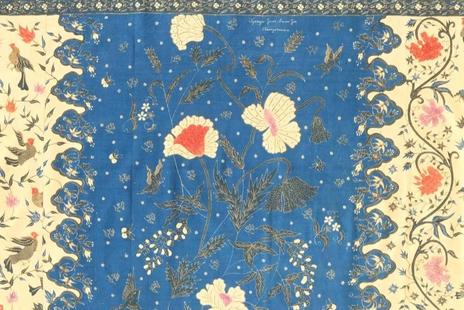 Batik Njonja Gan Sam Gie produksi 1890 koleksi Los Angeles County Museum of Art (sumber: dok. Museum Batik Gan)