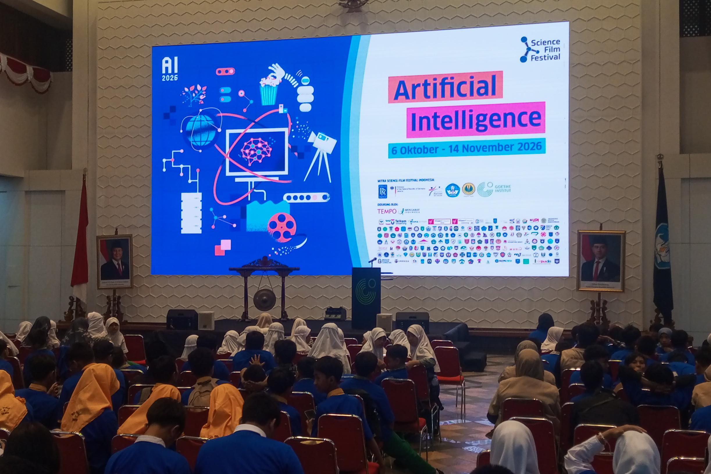 Malam Pembukaan Science Film Festival 2026 di Kemendikdasmen