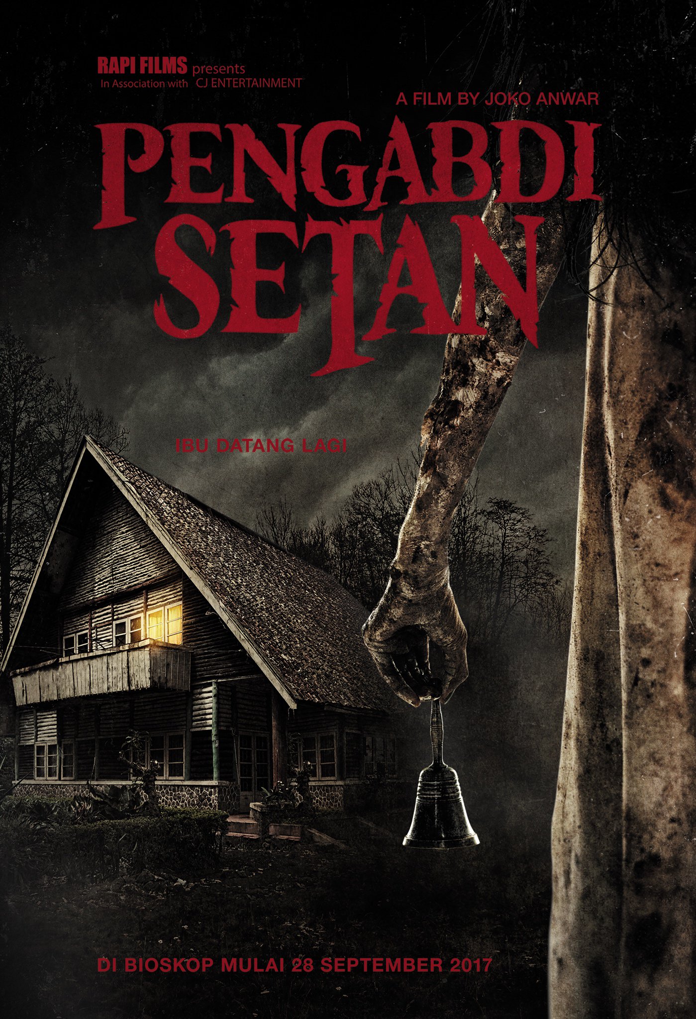 Poster Pengabdi Setan (2017), Film Karya Joko Anwar yang Ditayangkan di 42 Negara