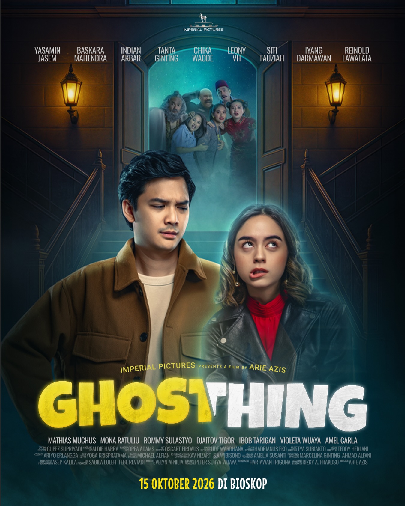 Official Poster Film Ghosting, Film Horor Indonesia Terbaru 2026