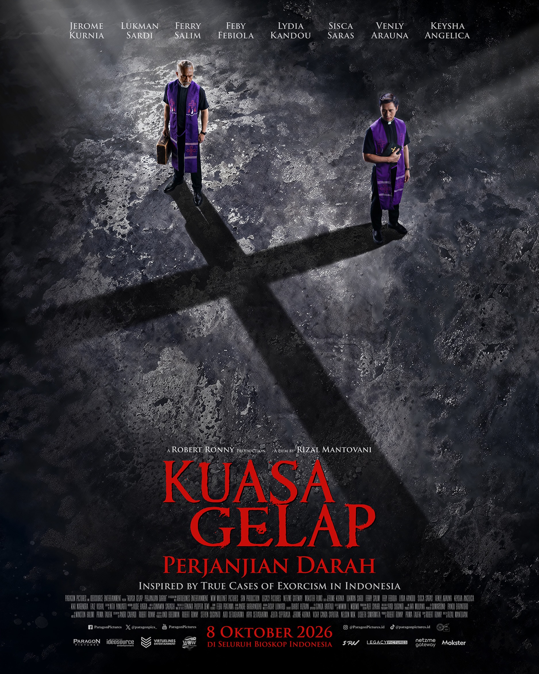 Official Poster Kuasa Gelap: Perjanjian Darah, Film Horor Indonesia Terbaru