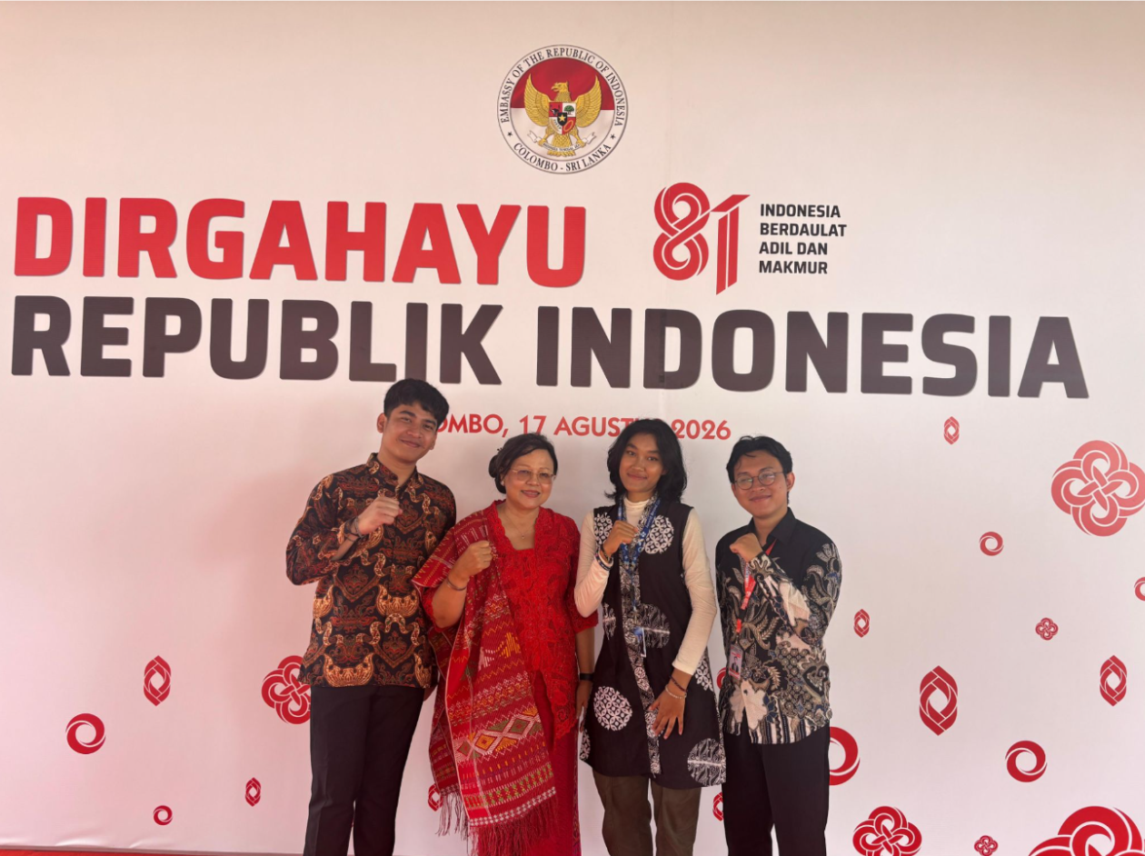 Peringatan HUT ke-81 di KBRI Colombo (Sumber: Dokumentasi Pribadi Anjani)