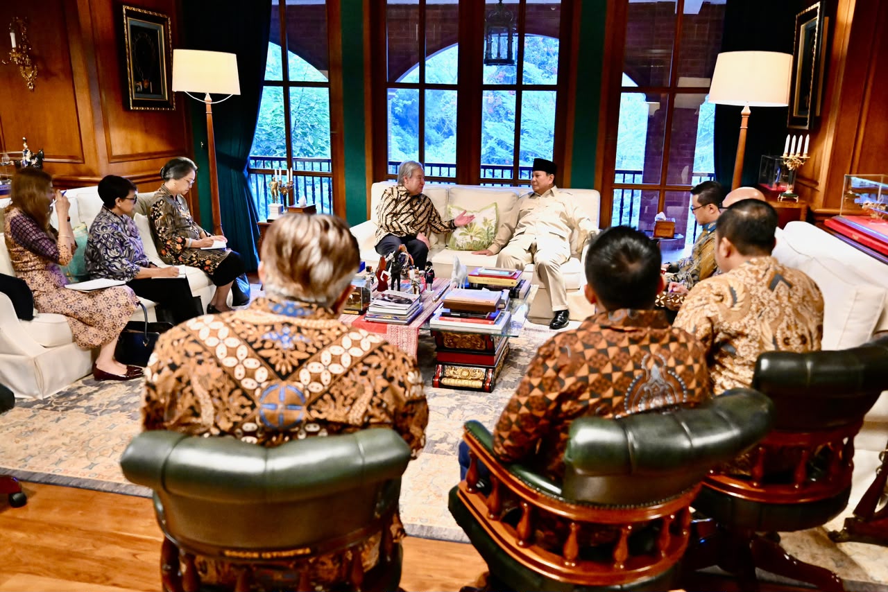 Potret Kunjungan António Guterres, Sekjen PBB Sekarang ke Hambalang | Sekretariat Kabinet RI