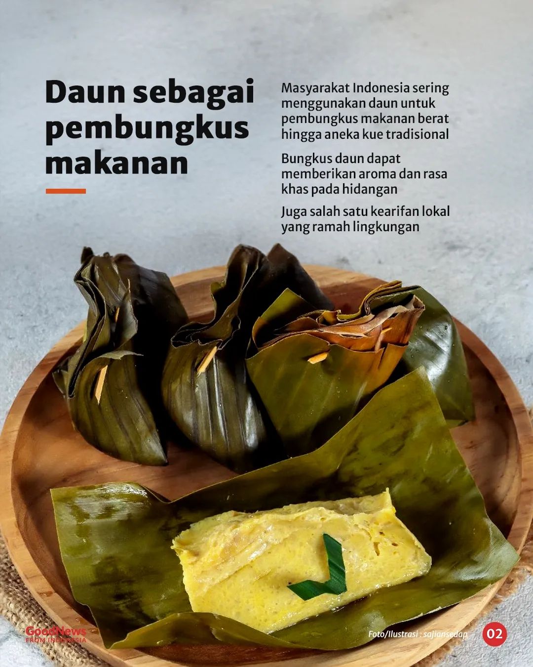 11 Macam Bungkusan Daun Tradisional Asli Indonesia