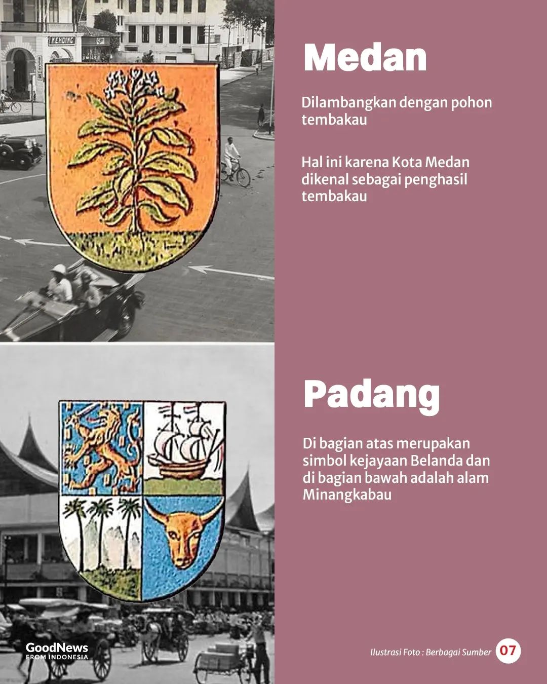 18 Lambang Kota di Masa Hindia Belanda