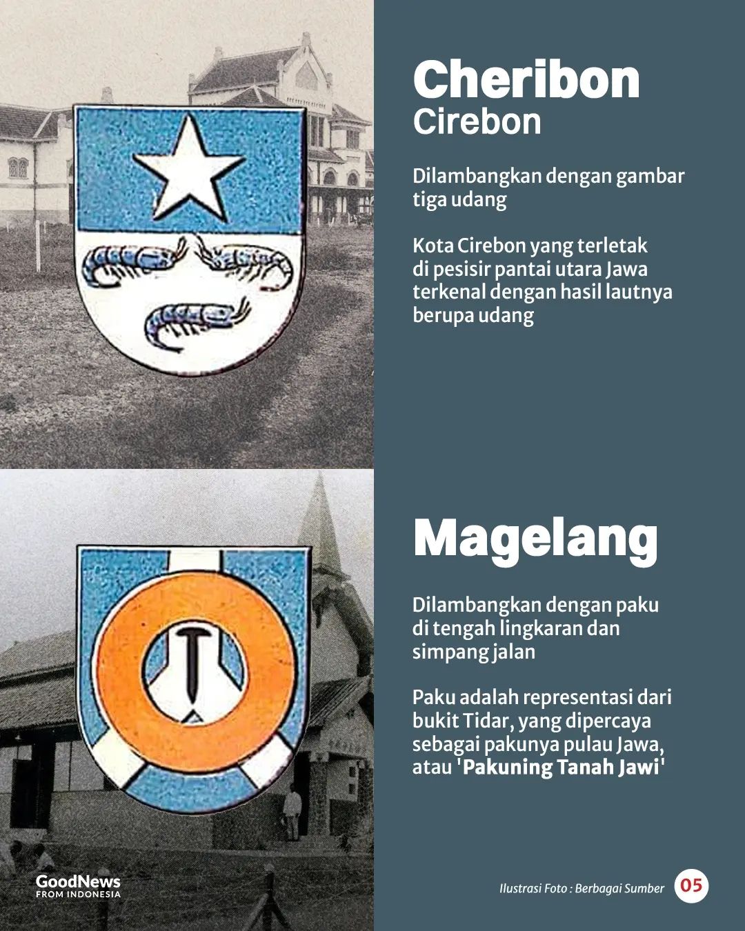 18 Lambang Kota di Masa Hindia Belanda