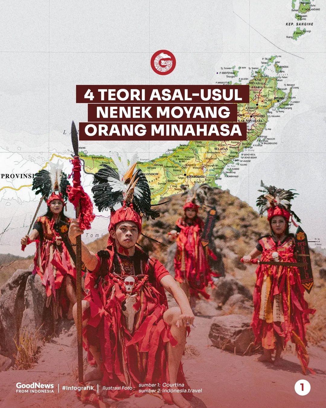 4 Teori Asal-Usul Orang Minahasa, Ada Hubungan dengan Tiongkok, Jepang, dan Eropa?
