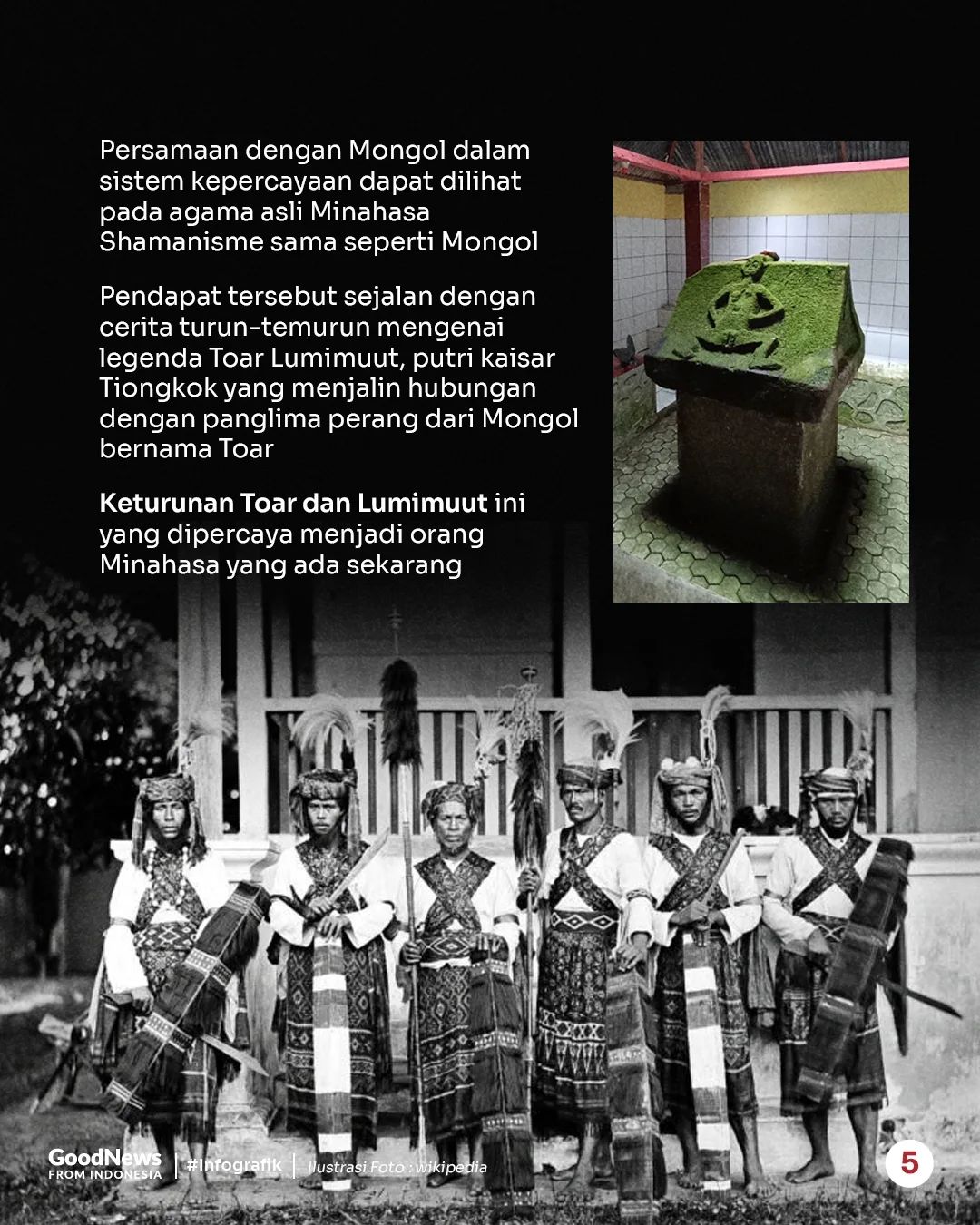 4 Teori Asal-Usul Orang Minahasa, Ada Hubungan dengan Tiongkok, Jepang, dan Eropa?