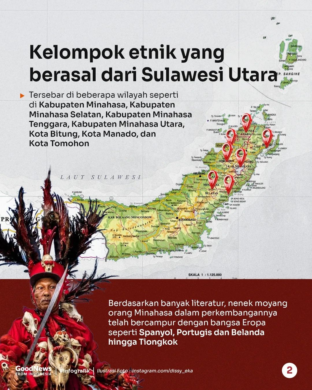 4 Teori Asal-Usul Orang Minahasa, Ada Hubungan dengan Tiongkok, Jepang, dan Eropa?