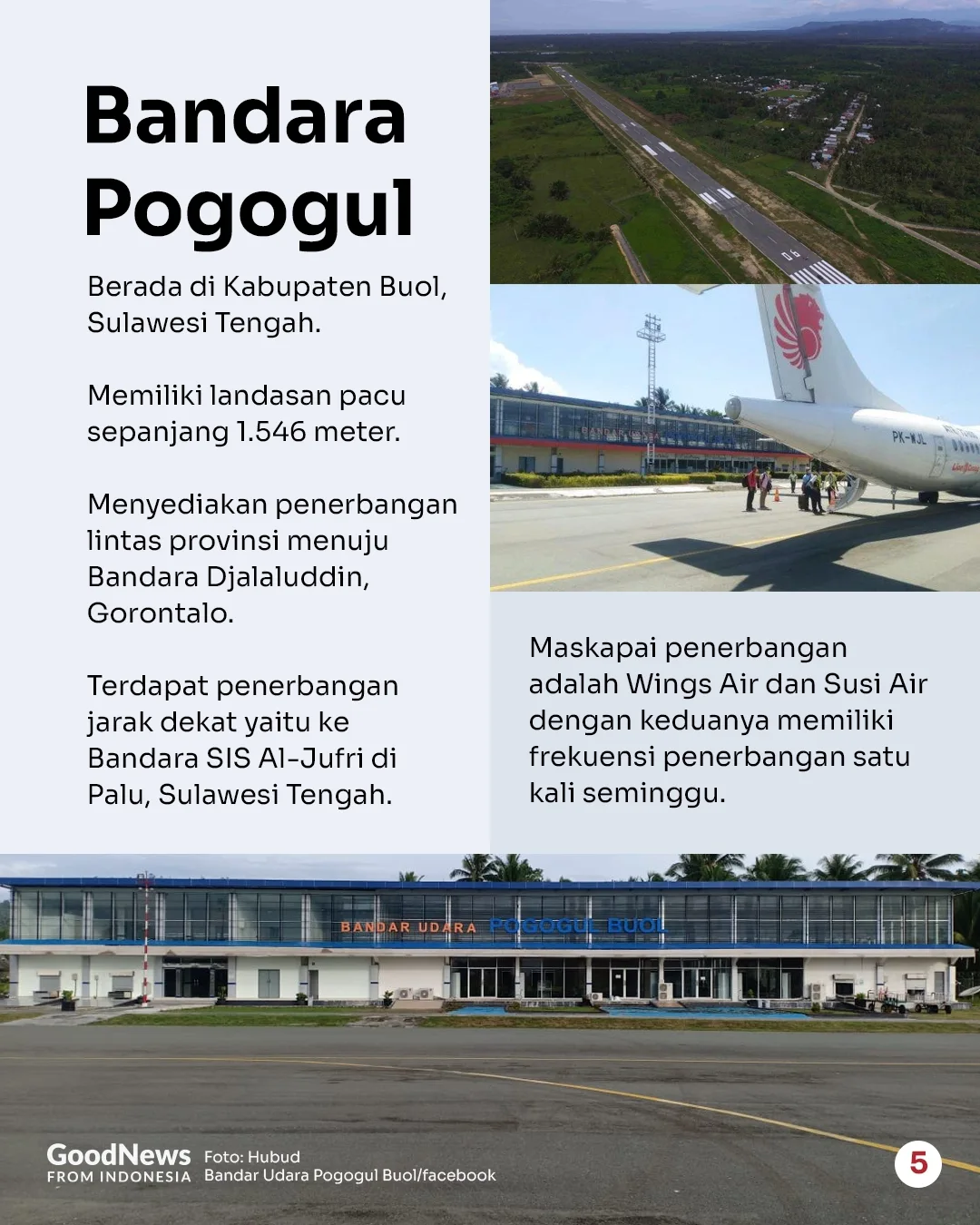 5 Bandara Terkecil di Indonesia
