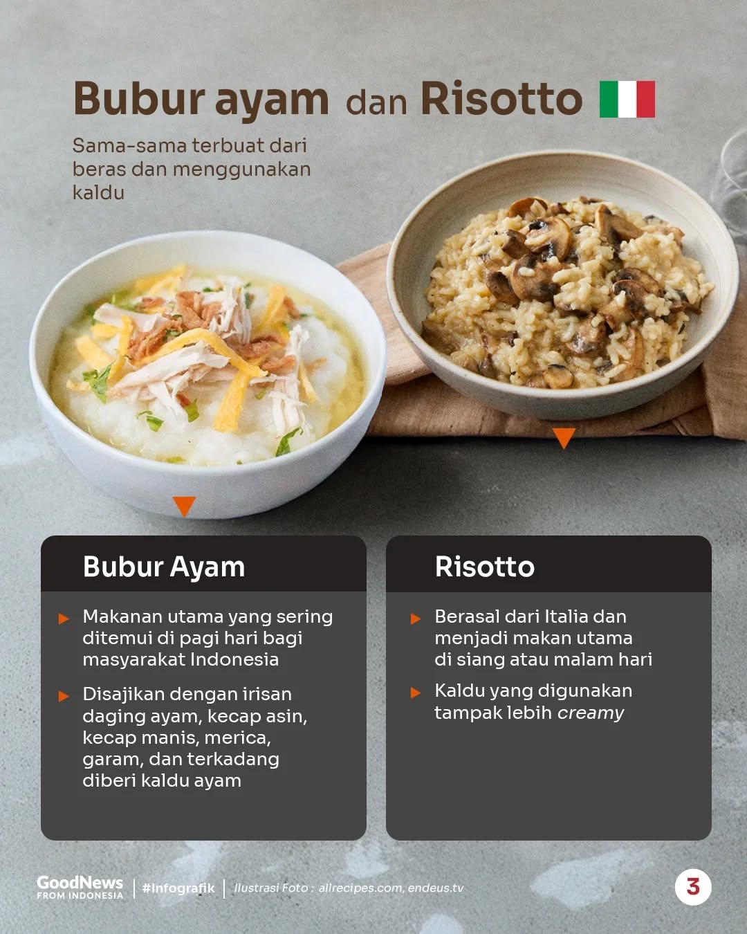 7 Makanan Indonesia yang Mirip Makanan di Luar Negeri
