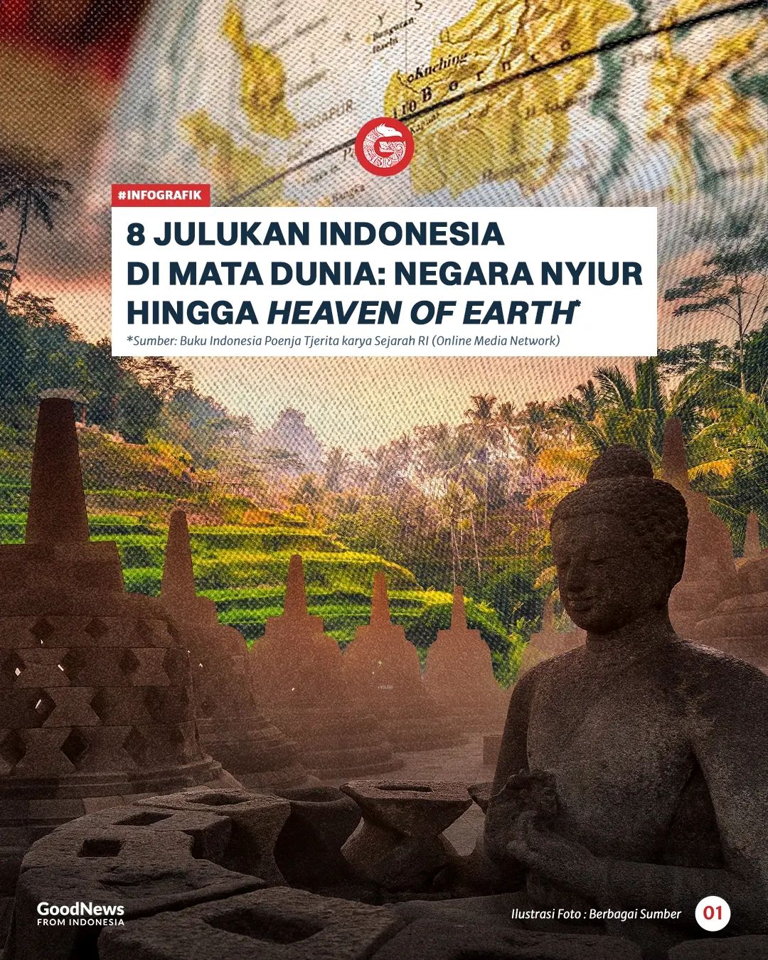8 Julukan Indonesia di Mata Dunia