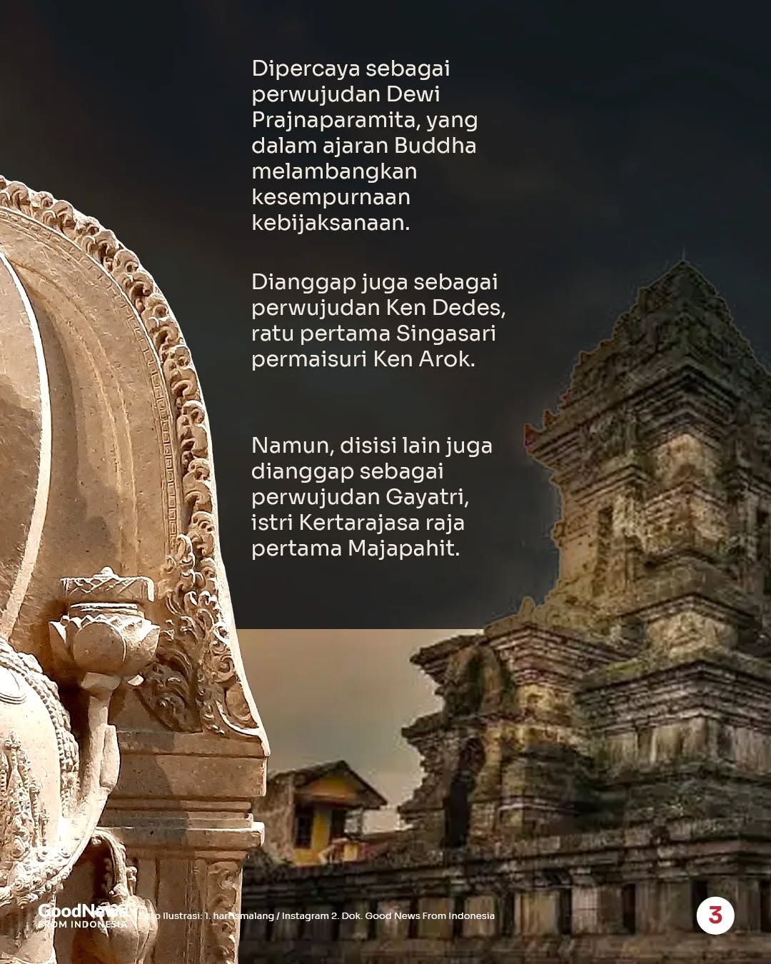 Arca Prajnaparamita dan Kesempurnaannya