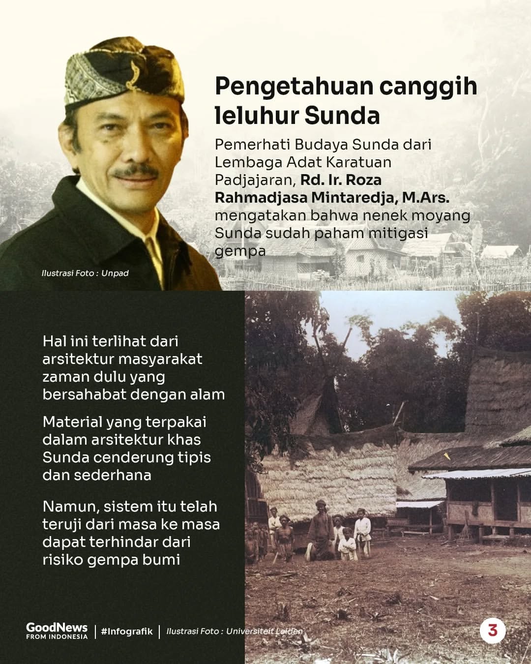 Arsitektur Sunda, Filosofis Sekaligus Lebih Aman dari Gempa