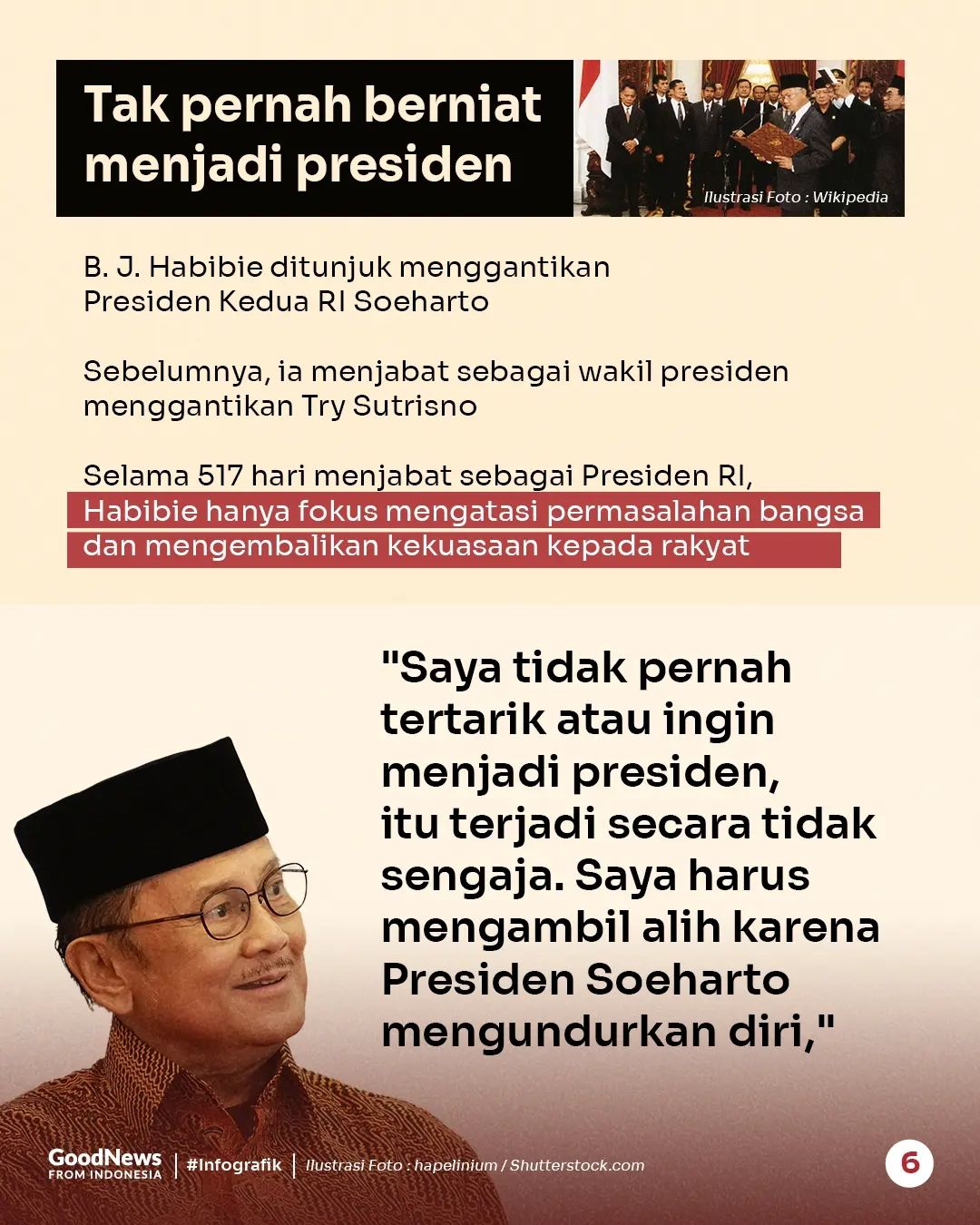 B.J. Habibie, Sang Penakluk Dolar yang Tak Pernah Mau Jadi Presiden