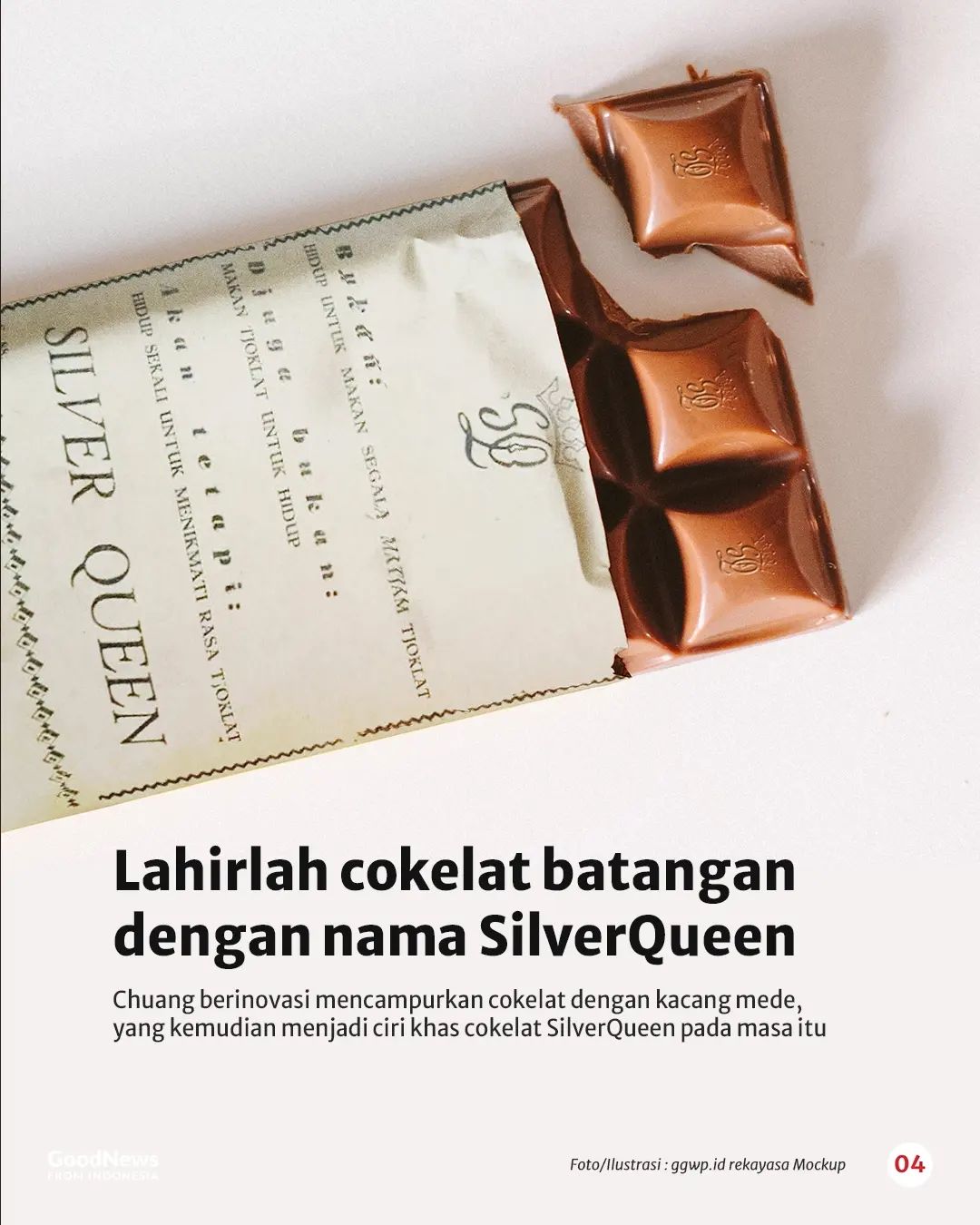 Cerita Asal Mula SilverQueen, Cokelat Batangan Populer Asal Garut