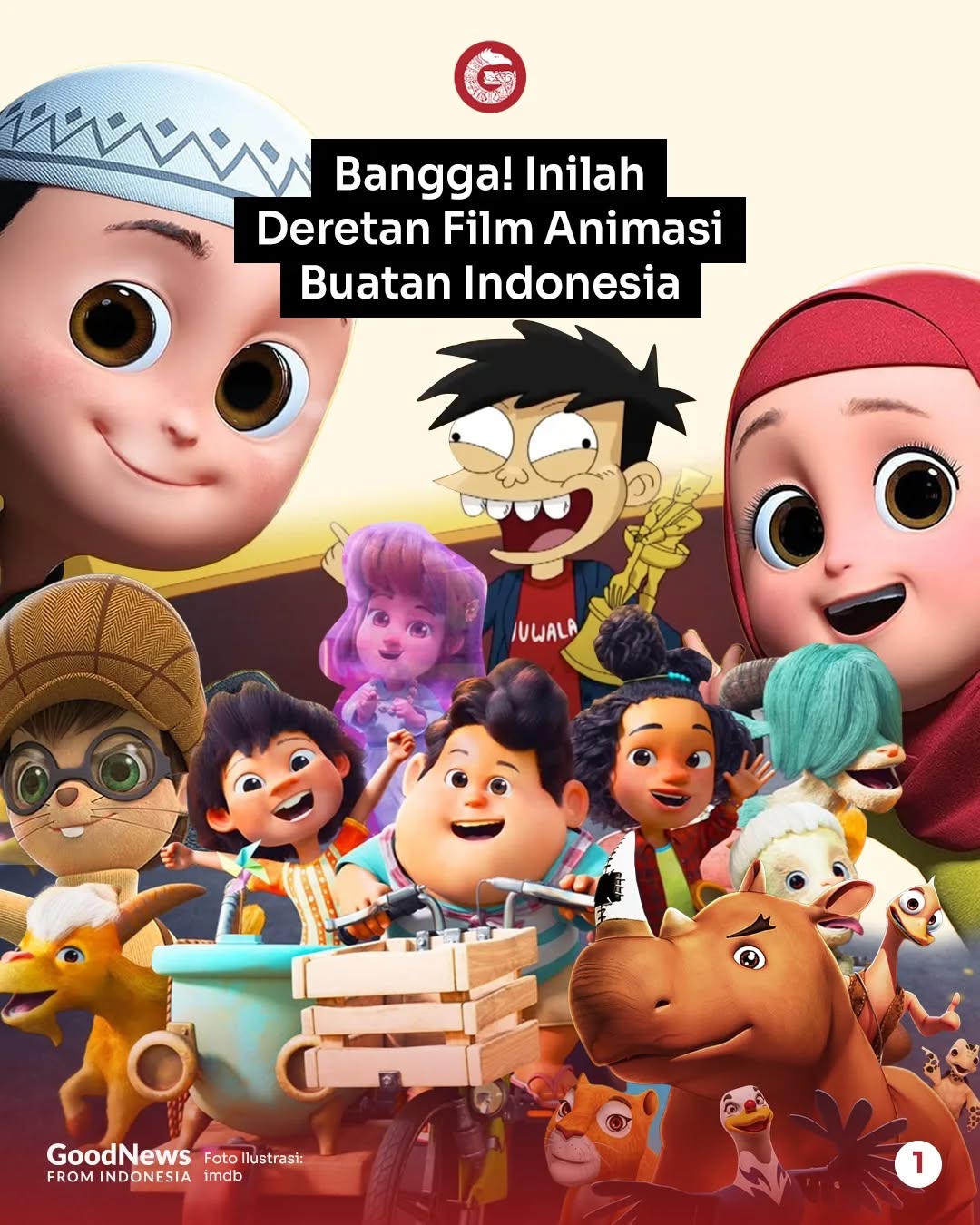 Deretan Film Animasi Buatan Indonesia yang Bikin Bangga