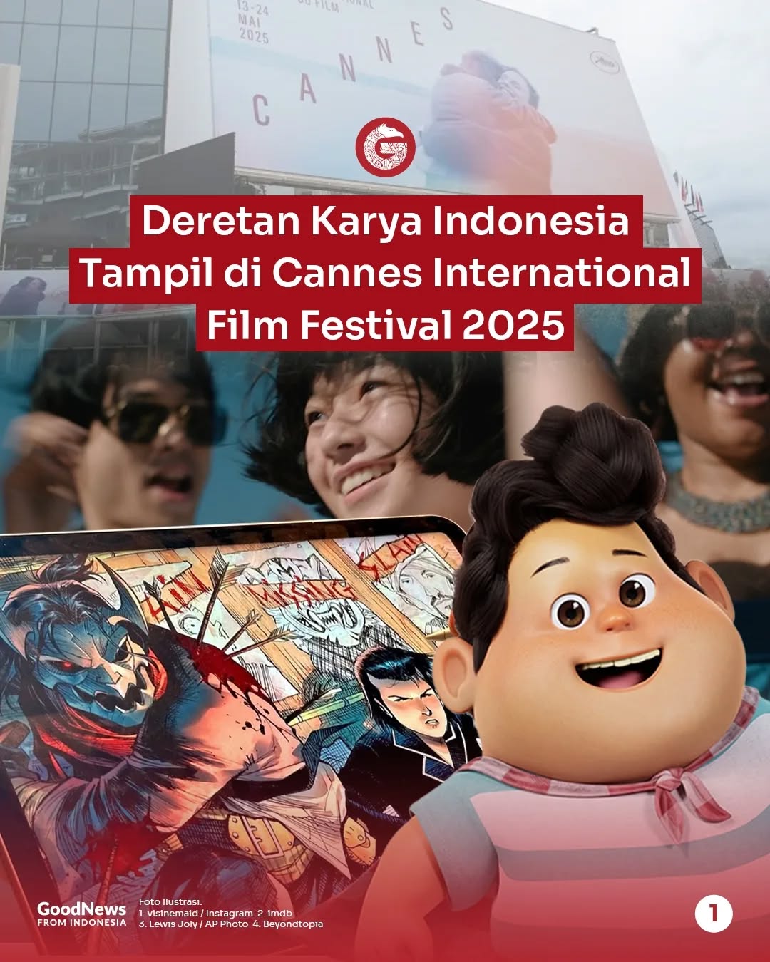 Deretan Karya Indonesia di Cannes International Film Festival 2025