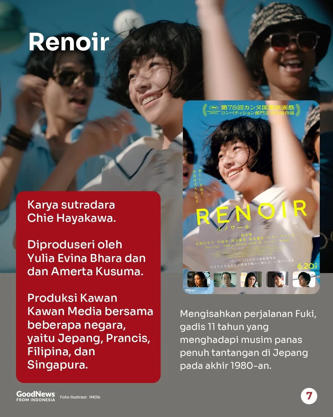 Deretan Karya Indonesia di Cannes International Film Festival 2025