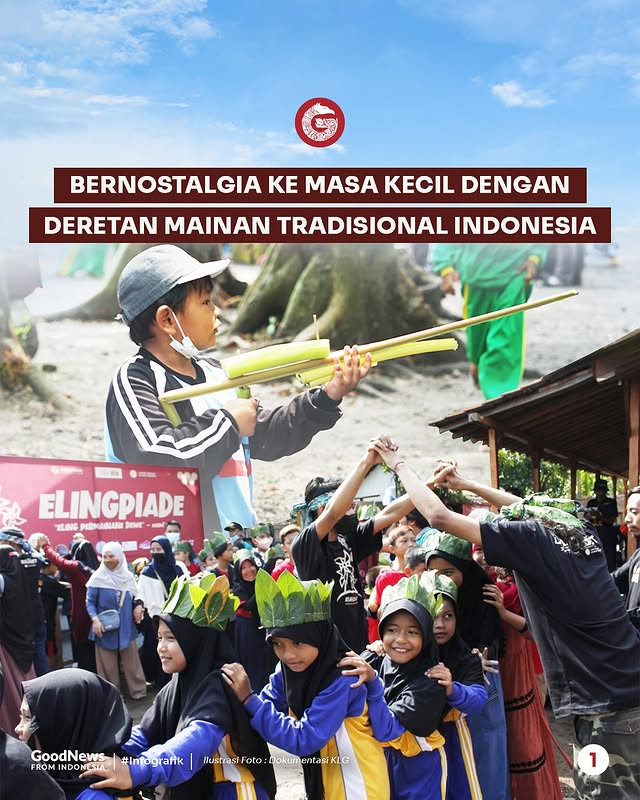 Deretan Mainan Tradisional yang Bikin Nostalgia Masa Kecil