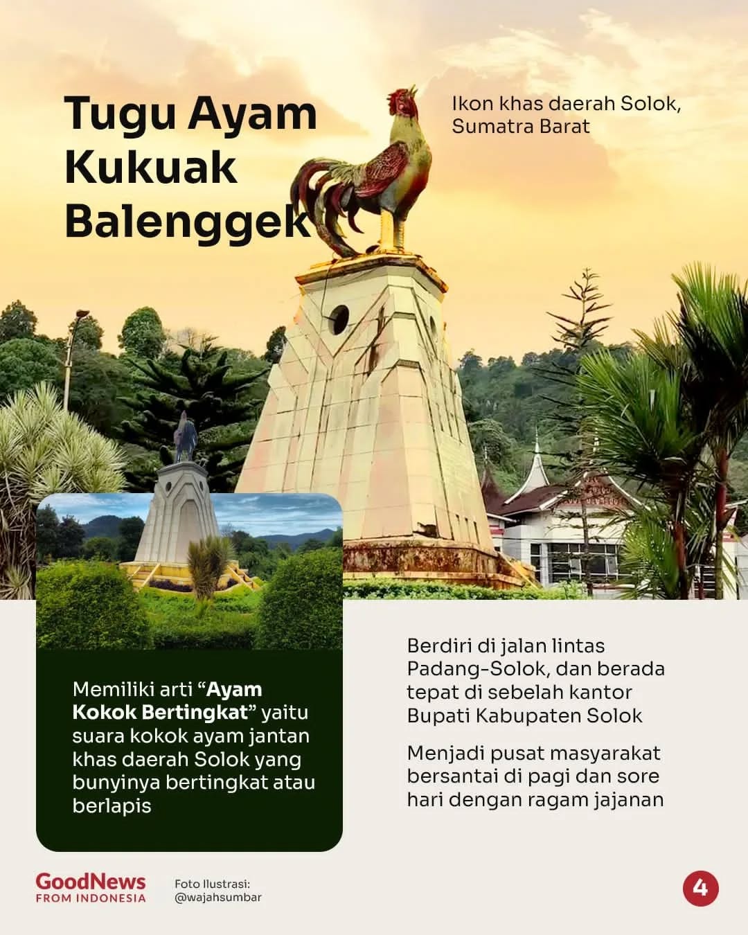 Deretan Tugu Berbentuk Hewan di Indonesia, Tak Cuma Biawak!