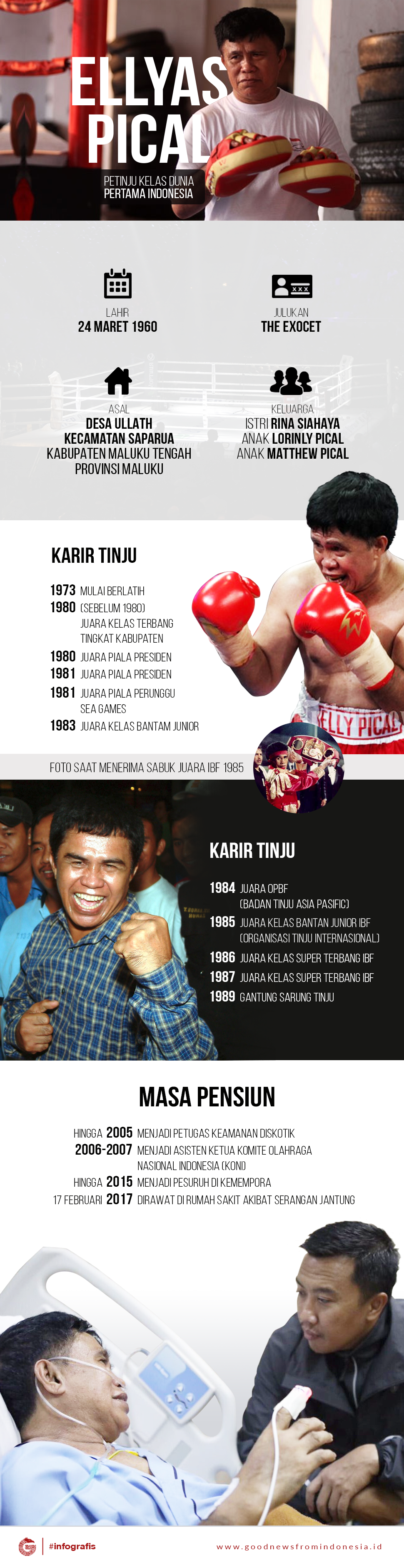 Ellyas Pical Petinju Kelas Dunia Pertama Indonesia