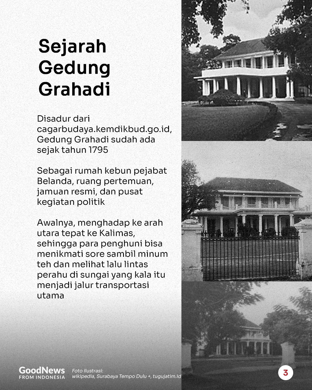 Gedung Negara Grahadi Surabaya, Cagar Budaya Kebanggaan Jawa Timur
