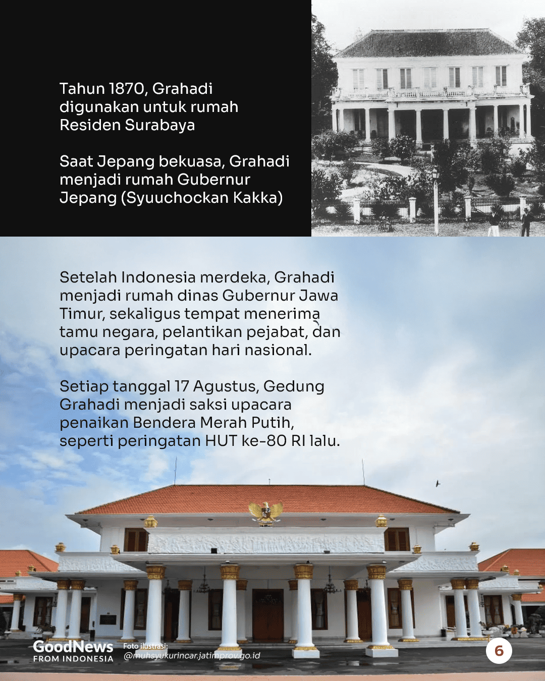 Gedung Negara Grahadi Surabaya, Cagar Budaya Kebanggaan Jawa Timur