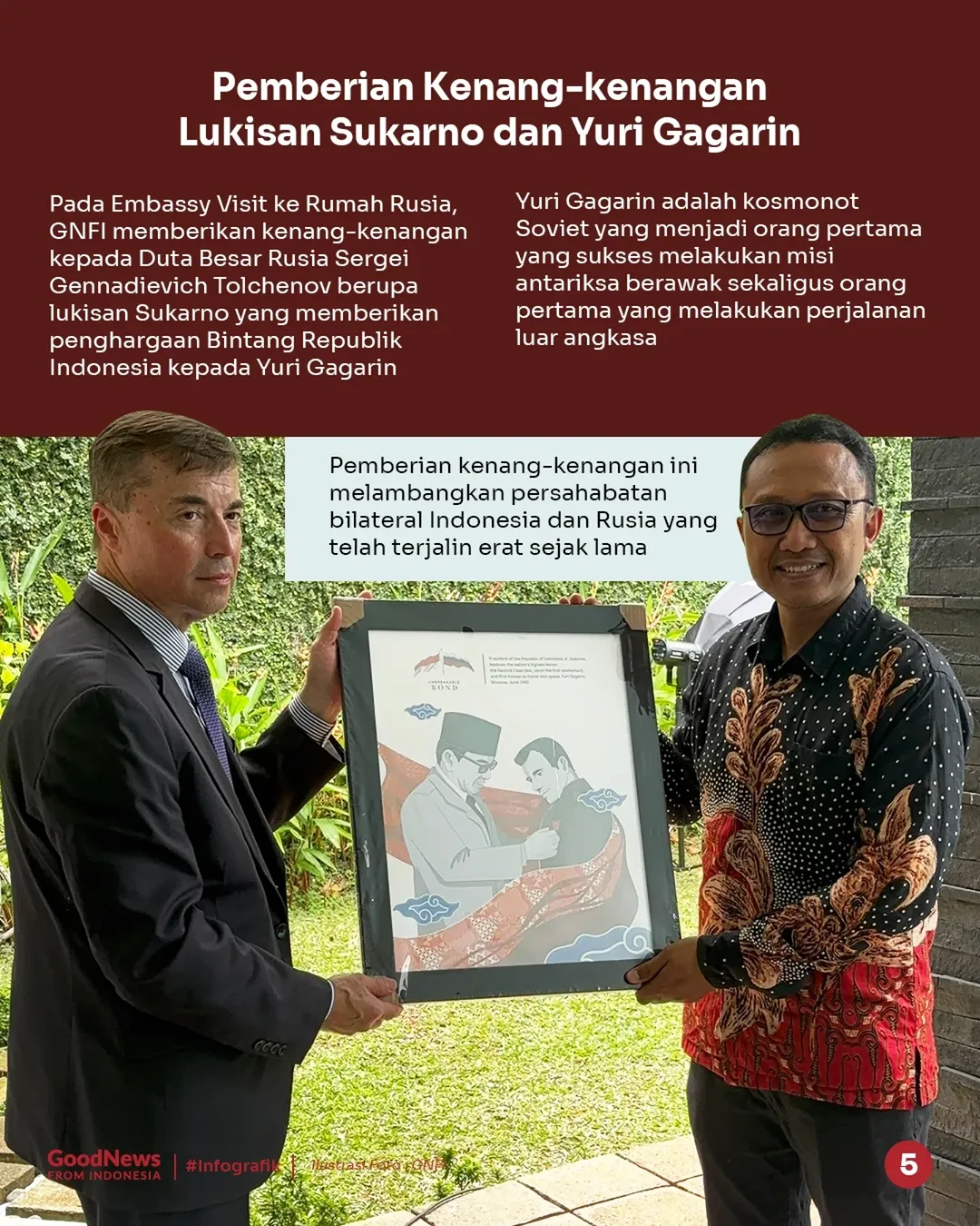 GNFI Embassy Visit ke Kedubes Rusia: Melihat Eratnya Kerja Sama Indonesia dengan Negeri Beruang Merah
