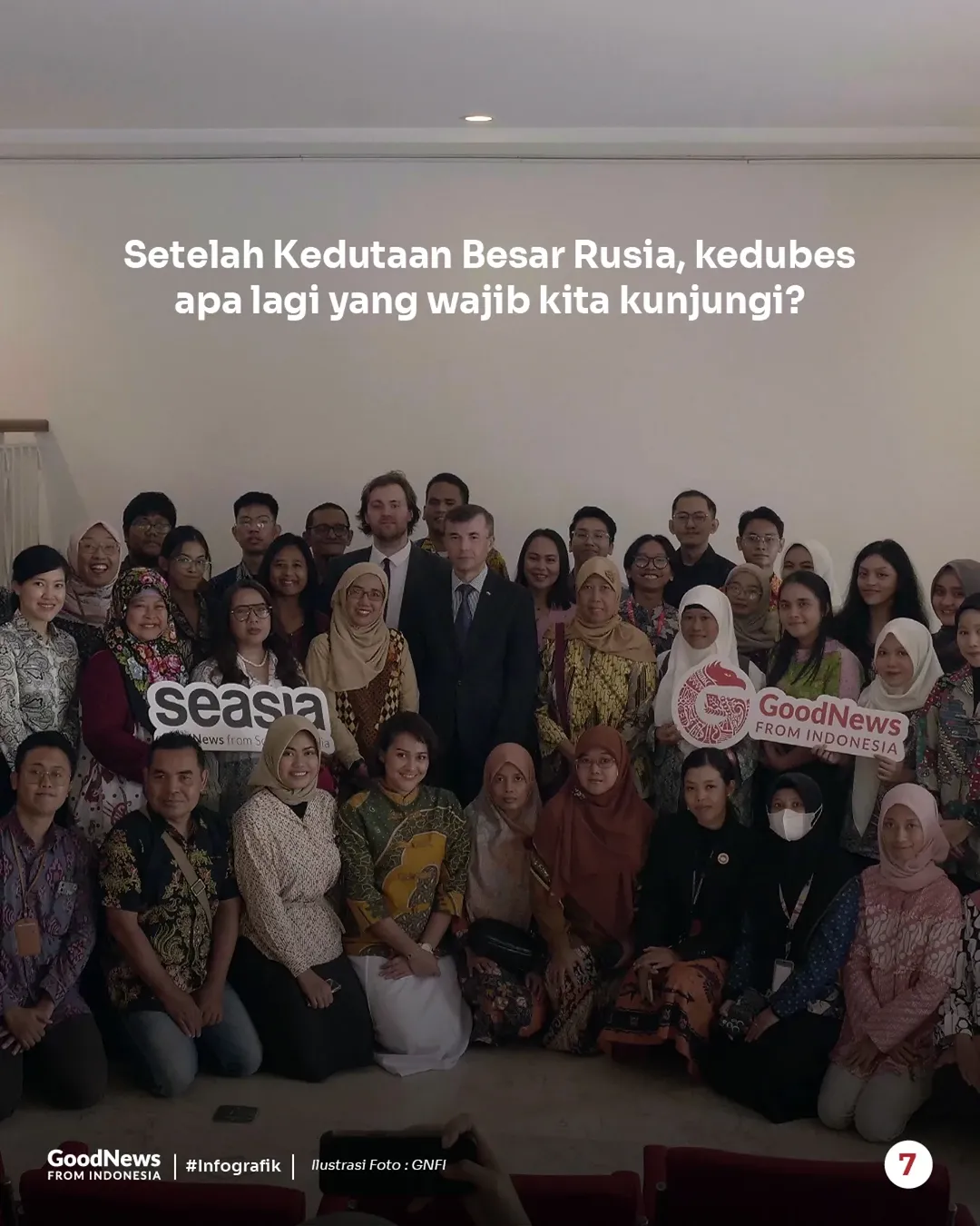 GNFI Embassy Visit ke Kedubes Rusia: Melihat Eratnya Kerja Sama Indonesia dengan Negeri Beruang Merah