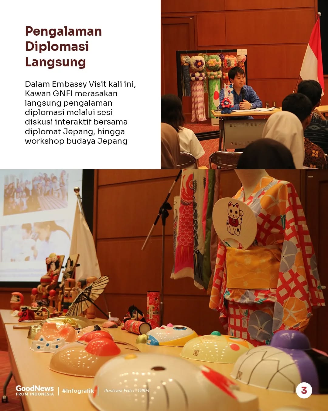 GNFI Embassy Visit: Kedutaan Jepang, Mempererat Hubungan Diplomatik Melalui People-to-People Diplomacy