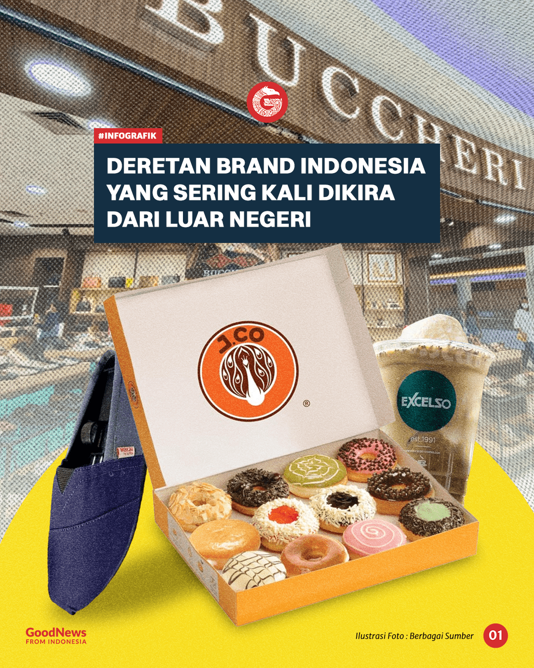 Deretan Brand Indonesia yang Sering Kali Dikira dari Luar Negeri