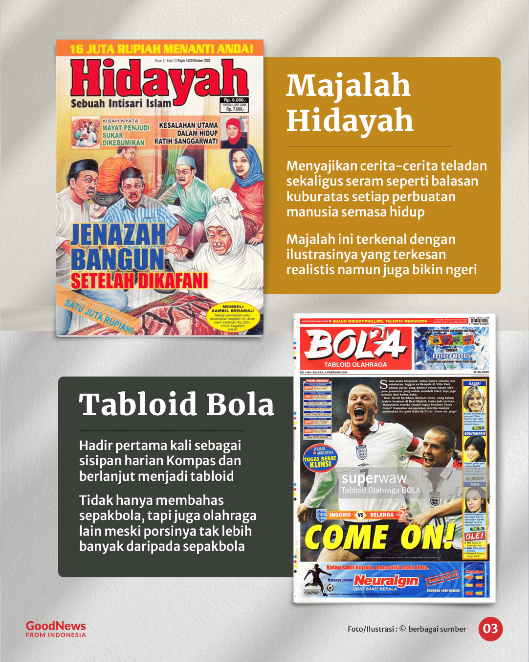 10 Rujukan Bacaan Ringan buat Generasi 90-an