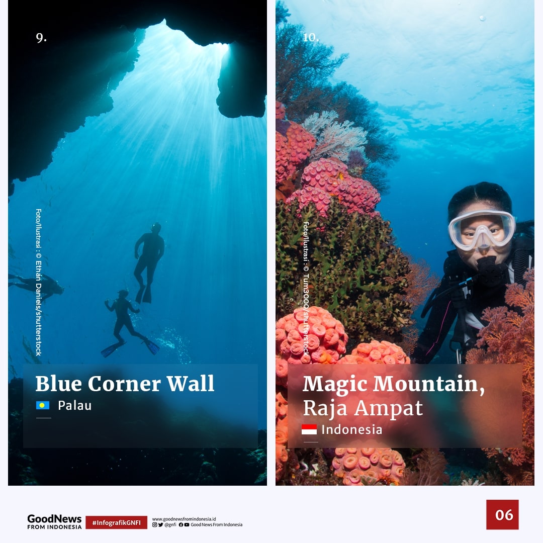 12 Tempat Diving Terbaik di Asia-Oseania