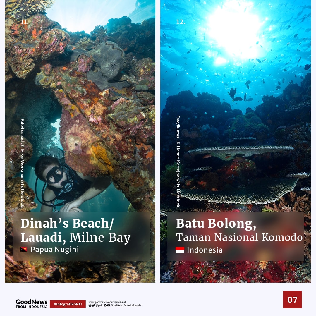12 Tempat Diving Terbaik di Asia-Oseania