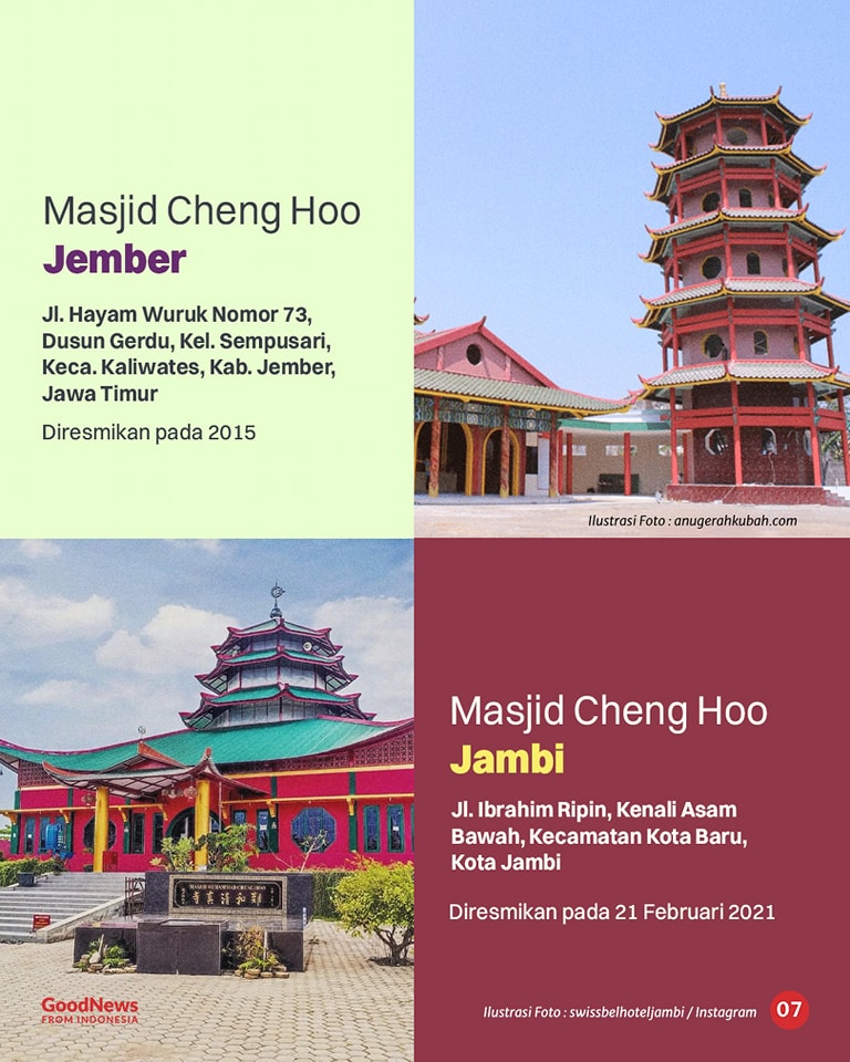 14 Masjid Cheng Ho di Indonesia dan Keistimewaannya