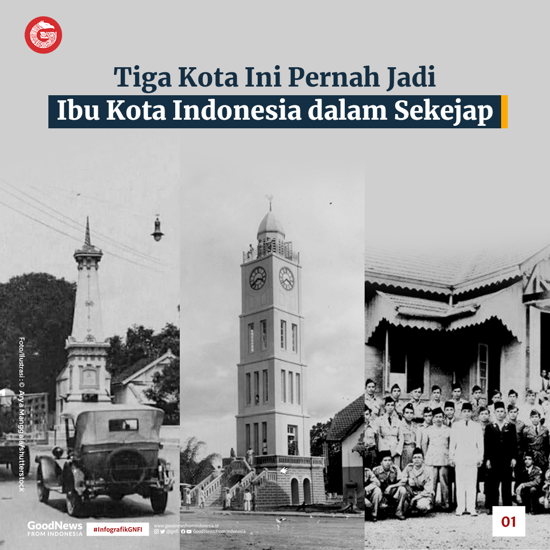3 Kota Ini Pernah Jadi Ibu Kota Indonesia dalam Sekejap