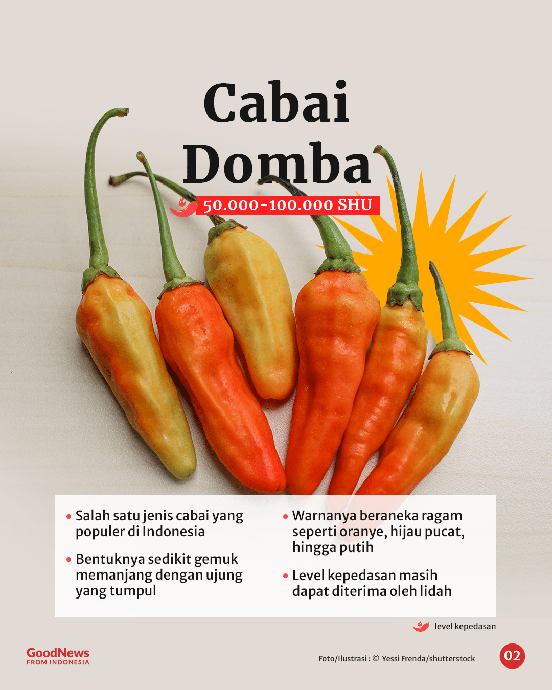 Bukan Rawit, Ini 5 Cabai Terpedas di Indonesia