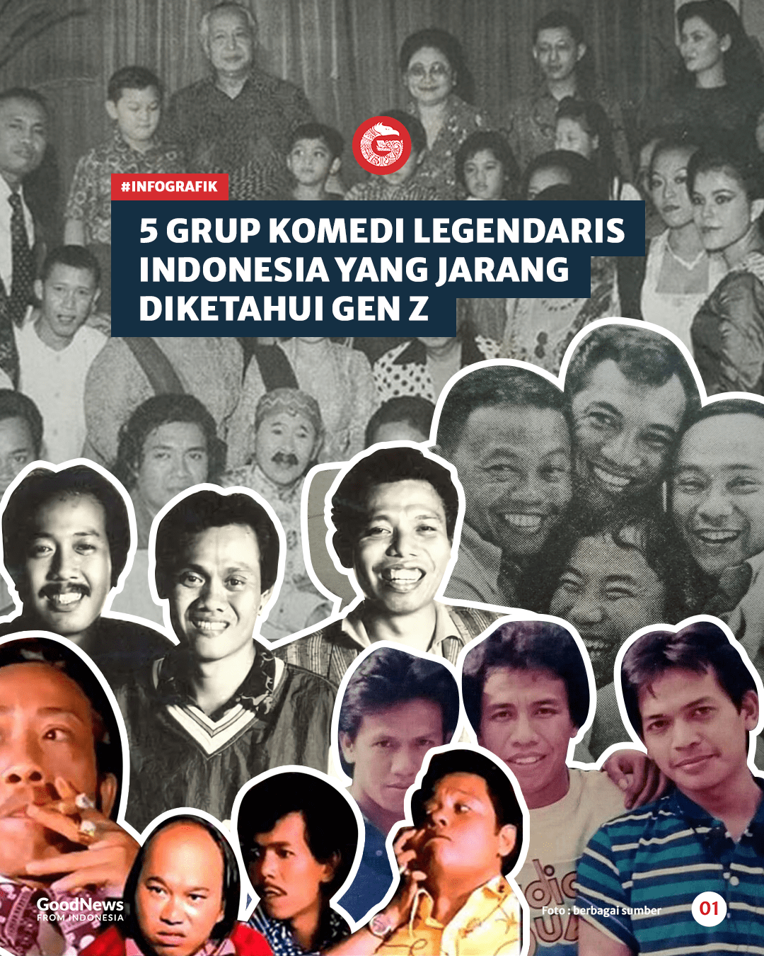 5 Grup Komedi Legendaris Indonesia yang Jarang Diketahui Gen Z