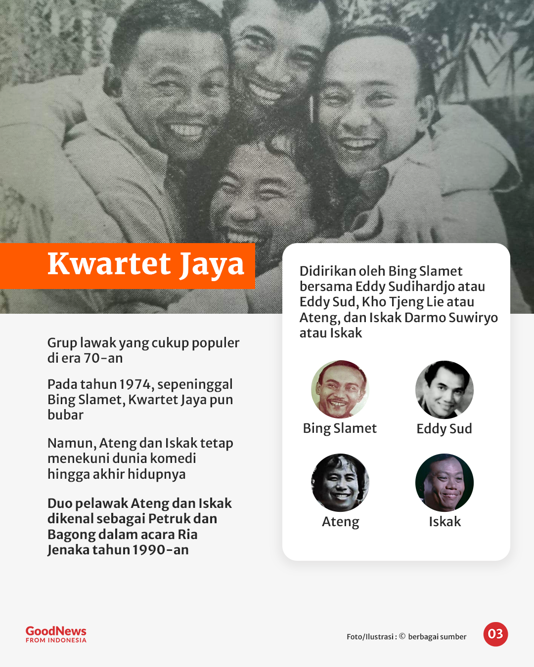 5 Grup Komedi Legendaris Indonesia yang Jarang Diketahui Gen Z