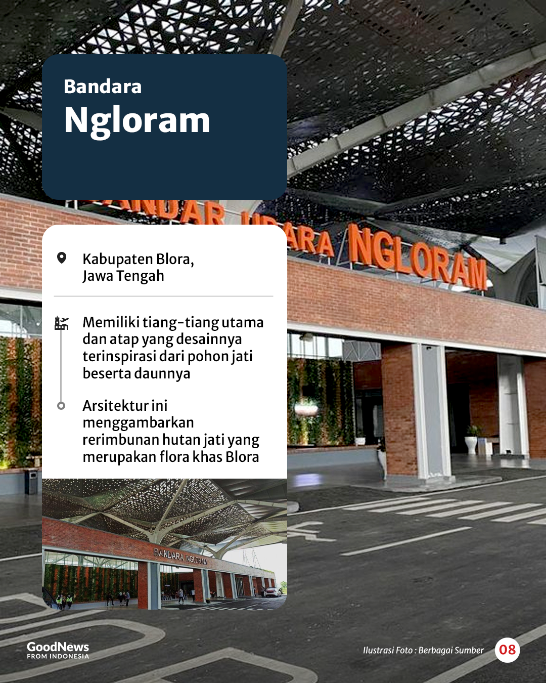 7 Bandara dengan Arsitektur Terunik di Indonesia