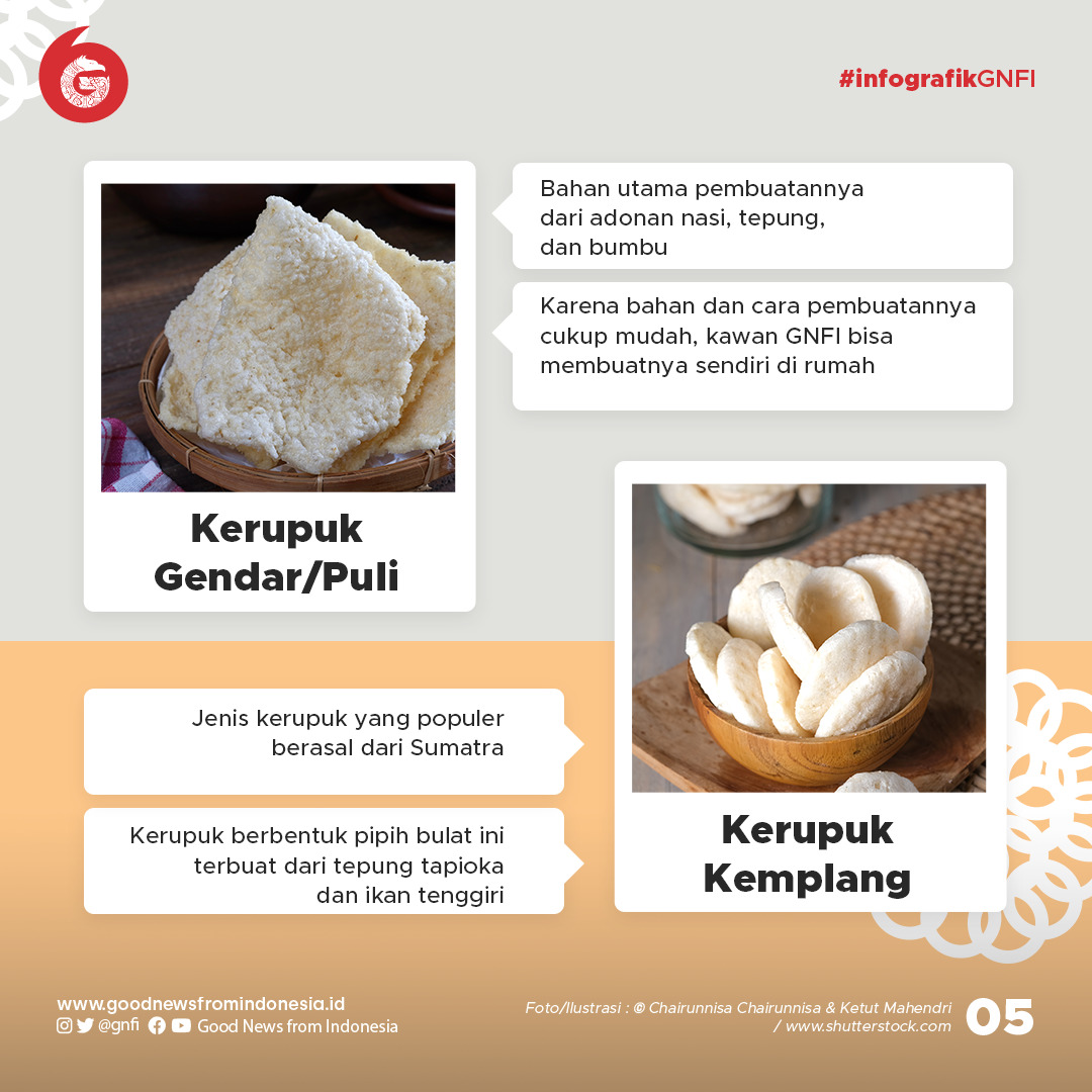 8 Jenis Kerupuk Tradisional Indonesia untuk Pelengkap Makanan dan Camilan