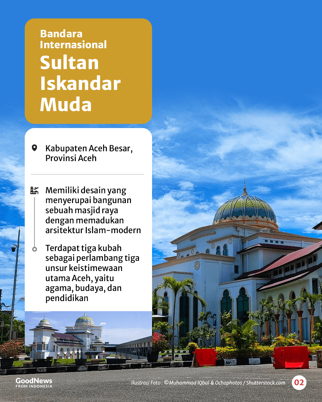 9 Bandara dengan Arsitektur Unik di Indonesia (Bagian II)