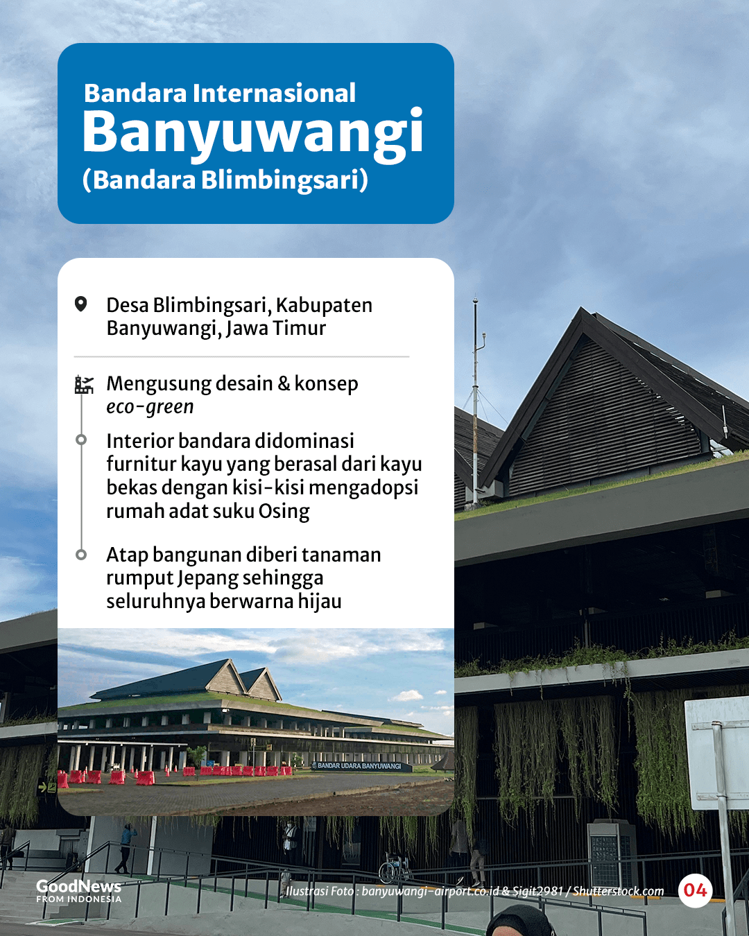 9 Bandara dengan Arsitektur Unik di Indonesia (Bagian II)